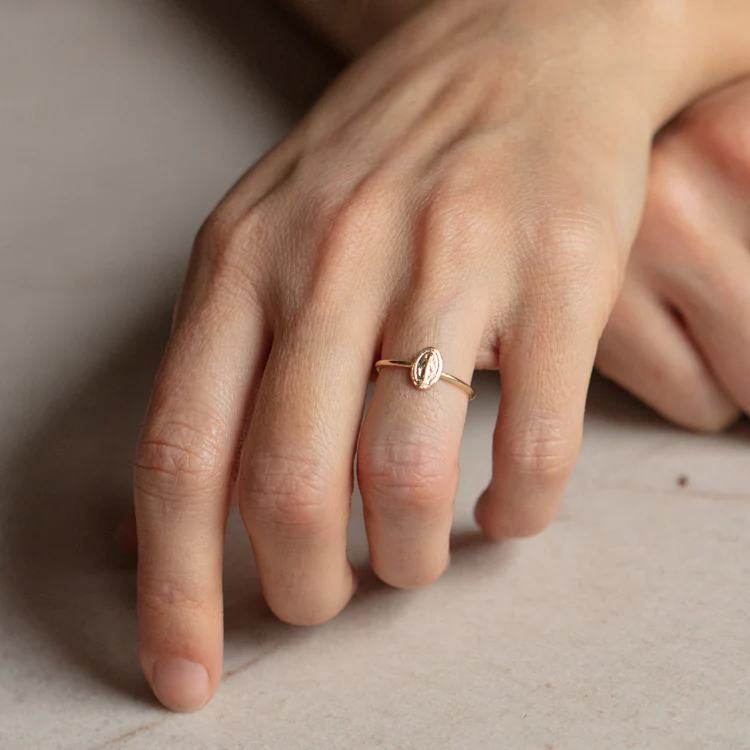 Tiny Miraculous Medal Ring - Image 5