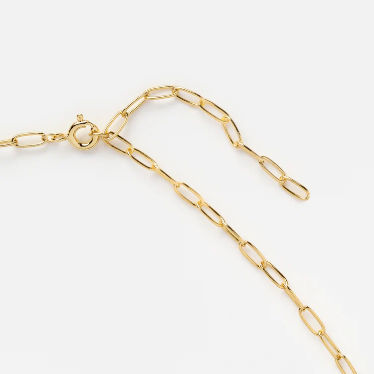 Vermeil Paperclip Necklace - Image 5
